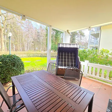 Duenenpark - Komfort Mit 1 Schlafzimmer Und Terrasse Im Erdgeschoss 041 * Binz